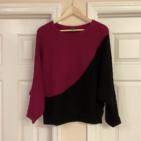 Express Color Block Sweater - Picture 2 of 10